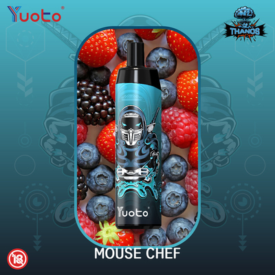 Cigarro de 14ML 650mAh Yuoto Thanos E, tipo C de Pen Hookah Mesh Coil With de 5000 sopros