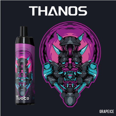 Cigarro de 14ML 650mAh Yuoto Thanos E, tipo C de Pen Hookah Mesh Coil With de 5000 sopros