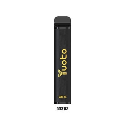 Sopro da nicotina 3500 de Yuoto XXL MAX Disposable Vape Coke Ice Mesh Coil 5% 2%