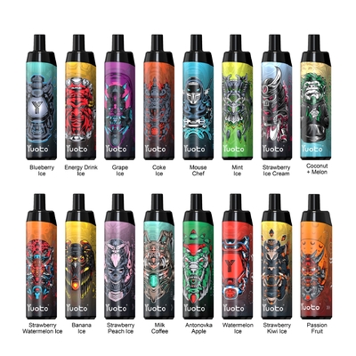 A maioria de gelo popular Vape descartável Thanos da uva de Yuoto 5000 sopros 50mg Mesh Coil Rechargeable