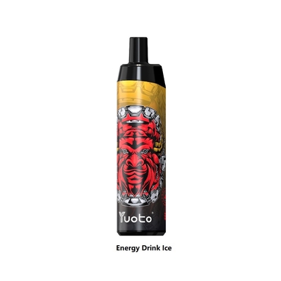 Yuoto Thanos 5000 sopra bateria eletrônica descartável dos rohs de Mesh Coil 650mAh do gelo da bebida da energia do cigarro