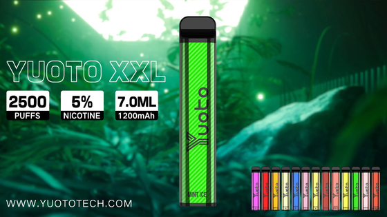 Sopros descartáveis 7.0Ml Juice Capacity Mango Flavor da pena 2500 de RoHS Yuoto Vape do CE