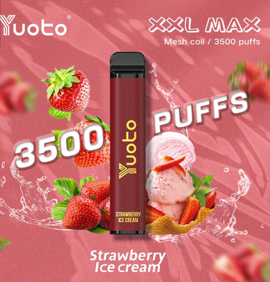 16 suco descartável 1200mAh de Vape 9.0ml E 3500 dos sopros máximos de Yuoto XXL dos sabores