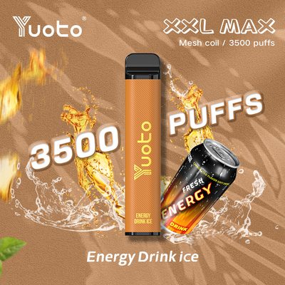 O ODM Yuoto 3500 sopra suco misturado da bateria 9ml E do sabor ROHS 1200mAh da barra 16 de Vape