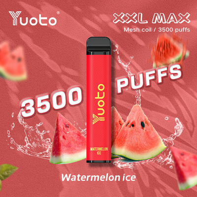 O ODM Yuoto 3500 sopra suco misturado da bateria 9ml E do sabor ROHS 1200mAh da barra 16 de Vape