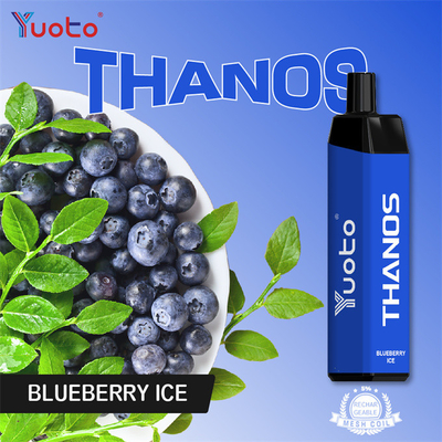 14ml Yuoto Thanos 5000 sopra o tipo descartável C da bateria de Vape 650mAh recarregável