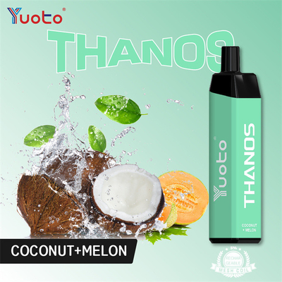 14ml Yuoto Thanos 5000 sopra o tipo descartável C da bateria de Vape 650mAh recarregável