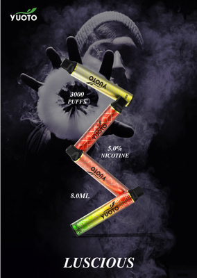 Os EUA cobrem o sopro eletrônico Vape Pen Electric Cigarette Pod do cigarro 3000puffs E da venda do charuto descartável gostoso de Yuoto