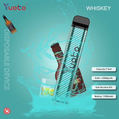 Pena descartável de Yuoto XXL 2500puffs Vape, sopro mais a vagem descartável do cachimbo de água eletrônico