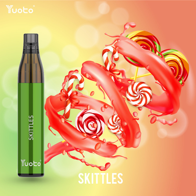 Sopros máximos da garrafa de Yuoto os 600 engrenam sabores Vape descartável original da bobina 16