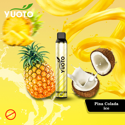 Cigarro Pen Hookah Pod da nicotina 8ml 1200mAh E de 5%, Yuoto 3000 sopros Vape descartável