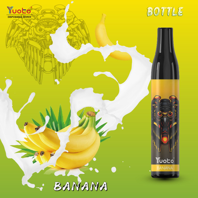 Dos sopros originais da garrafa 600 da compra 20mg banana descartável Mesh Coil TPD Europa dos E-cigarros YUOTO