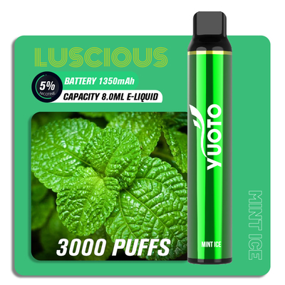 Pena de Vape da barra do sopro do sabor do fruto do ODM do OEM, 8ml 3000 sopro Yuoto Vape descartável gostoso