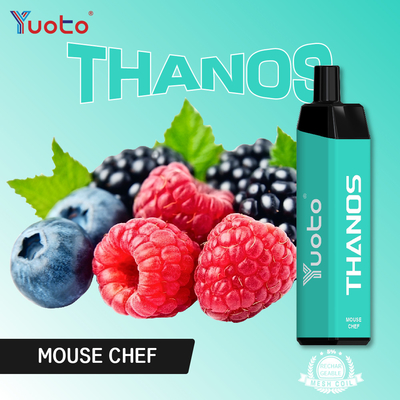 Sopro Vapes de Yuoto Thanos 14ml 5000, nicotina 20mg Mesh Coil Vaporizer Pen de 2%