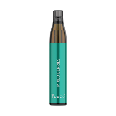 Yuoto Bottlemax que as penas descartáveis de Vape aumentam 600 sopros misturou a baixa nicotina 2% TPD das bagas