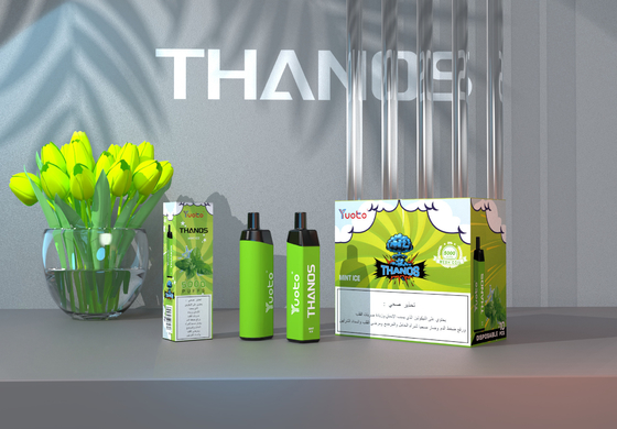 5000 puffs Yuoto Thanos Vapor descartável sabor de frutas E-Liquid 14ml Vape Pod Pen Árabe Saudita