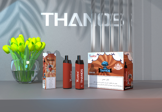 5000 Cig do sopro 14ml Yuoto Thanos E, pena descartável de Vape da nicotina de Mesh Coil 5%
