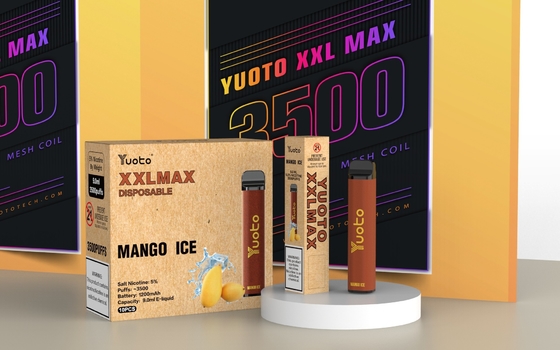 OEM Fruta Flavor Puff Bar Yuoto XXL Max Vape Pen E-cigarro descartável 9ml 3500 Puff