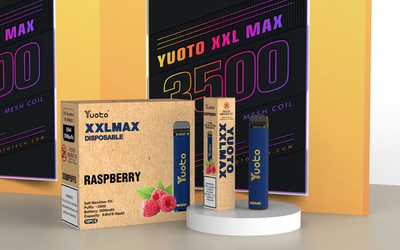 Cartucho preenchido Mesh Coil de Yuoto XXL 0% 2% 5% Nic Disposable E cigarros máximos