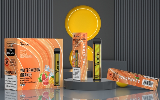 Dispositivo descartável líquido dos sopros da capacidade 7ml Yuoto Vape XXL 2500 de E
