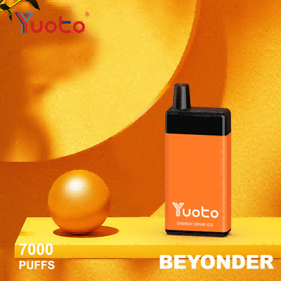 7000 sopros Yuoto Beyonder Vape descartável 650 recarregáveis MAH
