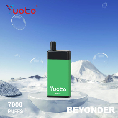 7000 sopros Yuoto Beyonder Vape descartável 650 recarregáveis MAH