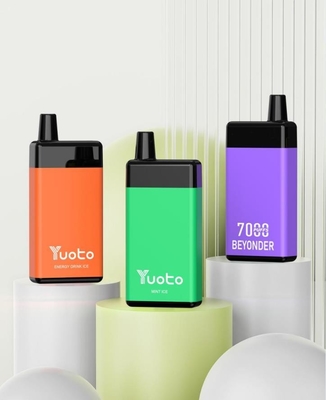 Original Yuoto Vapor descartável Beyonder 7000 Puffs Recarregável Rede bobina 15 Sabores Original