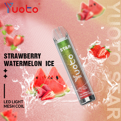 estrela descartável de Yuoto Vape de 3000 sopros 1.2ohm com 16 cores