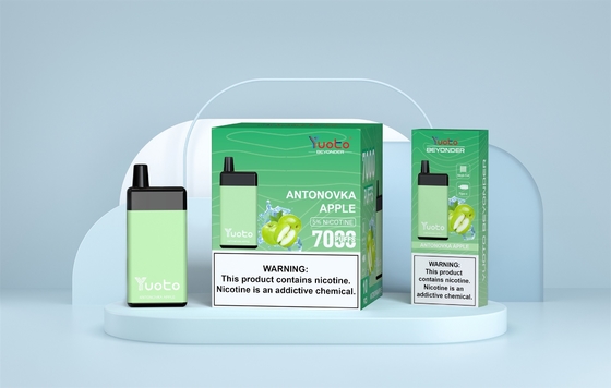 1.2 ohm Resistência à bobina YUOTO Vape Pen descartável com fluxo de ar ajustável