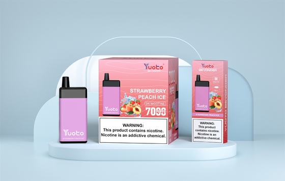 1.2 ohm Resistência à bobina YUOTO Vape Pen descartável com fluxo de ar ajustável
