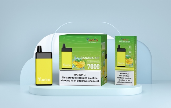 1.2 ohm Resistência à bobina YUOTO Vape Pen descartável com fluxo de ar ajustável
