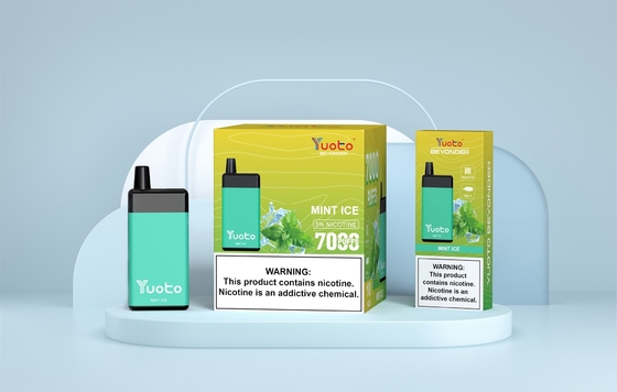1.2 ohm Resistência à bobina YUOTO Vape Pen descartável com fluxo de ar ajustável