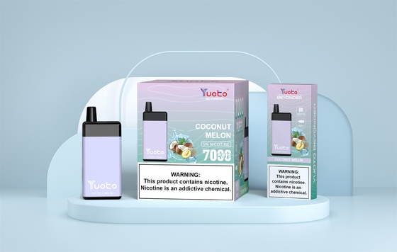 1.2 ohm Resistência à bobina YUOTO Vape Pen descartável com fluxo de ar ajustável