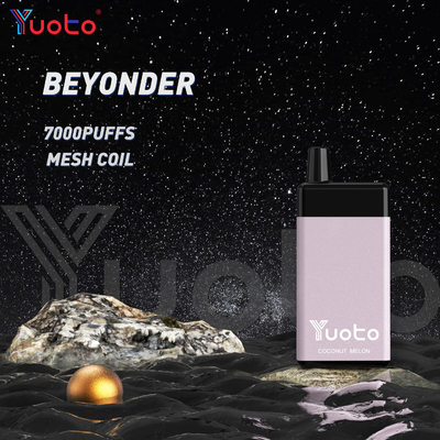 Descubra o desempenho de Yuoto 7000 puffs vape 900mAh bateria e 7000 puffs