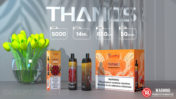Melhore a sua experiência de vape com Yuoto 5000 Puffs Vape 10-12W Wattage 19 sabores