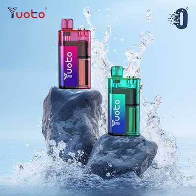 Fluxo de ar ajustável YUOTO Vapor descartável com 10-12W de potência e 0% de nicotina