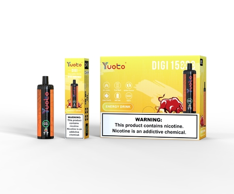 Yuoto DIGI 15000 Puffs Daul Mesh Coil Vape Fluxo de ar ajustável