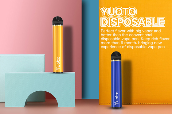 Yuoto popular Vape com sal de alta qualidade Vape descartável Yuoto original da nicotina de 5% 1500 sopros Vape Ecigs