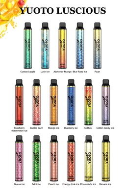 Cigs Flavored gostosos de Yuoto os 22 E abotoam a utilização livre, fácil com a bateria 1350mAh