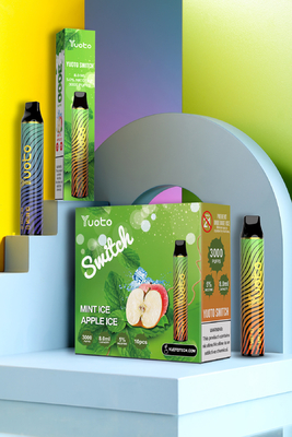 Capacidade descartável do suco de Vape 4ML+4ML E dos sopros dobro do sabor 3000