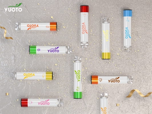 Yuoto brilha pro 2000 sopros Vape 15 sabores com 5ML E Juice Capacity