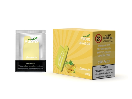 15 sabores 700 sopram certificado da compatibilidade eletrónica ROHS de Vape 2.3ML E Juice Capacity