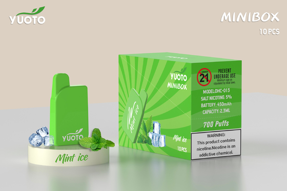 15 sabores 700 sopram certificado da compatibilidade eletrónica ROHS de Vape 2.3ML E Juice Capacity