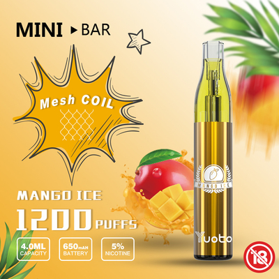 O ODM 1200 sopra Vape, vapor de sal da nicotina 5 para o partido dos Cigs de E