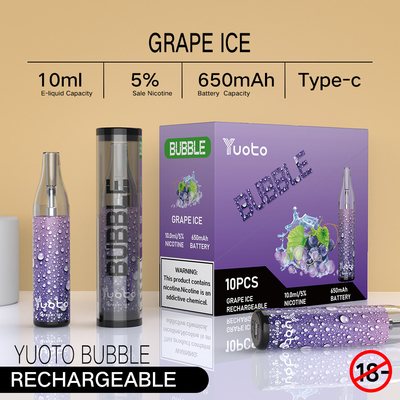 Sopros da bolha 4500 de Yuoto do preço de grosso que brilham com gelo da melancia da luz do diodo emissor de luz uma boa qualidade para a CORRENTE DE RELÓGIO