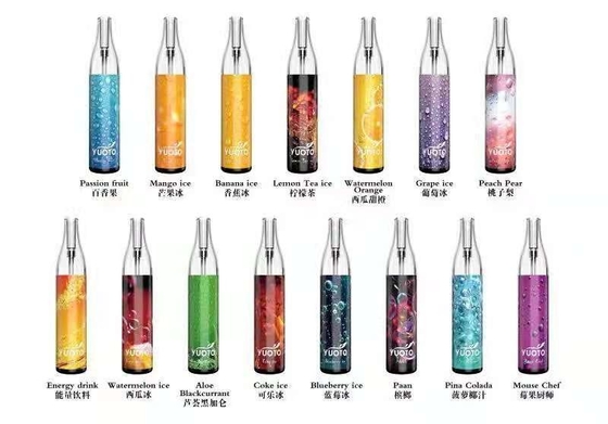 Vagem recarregável Vape de Yuoto com a bateria 650mAh que brilha a luz do diodo emissor de luz