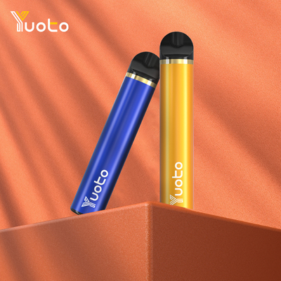 Nicotina descartável e 900mah líquido dos vapes 1500puffs 5ml 5% de Yuoto 5