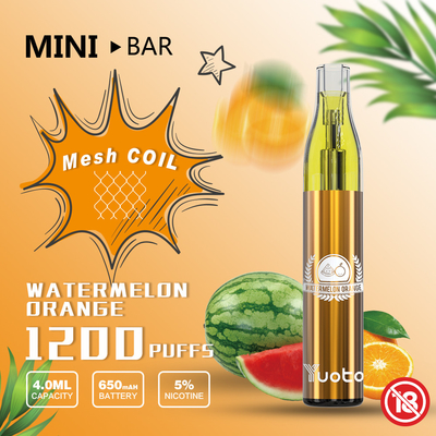 o cigarro descartável Vape de 4ml E encerra o sopro 1200 com a bateria 650mah