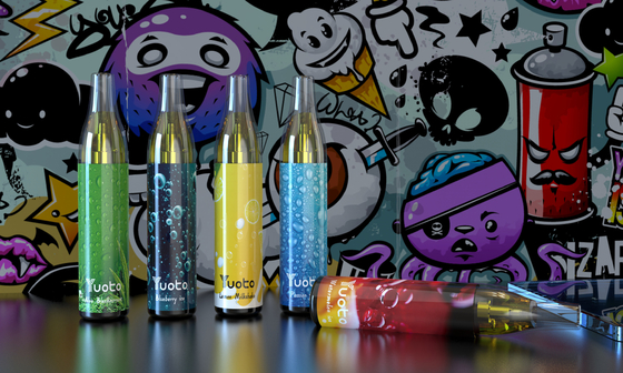 De Yuoto da bolha 4000puffs 650 mah 10ml da malha da bobina do vape vapor recarregável descartável do ecig do colada do pina da disjunção não