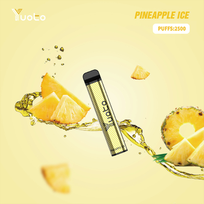 Do yuotovape descartável quadrado do vape do yuoto da forma do eliquid do xxl 2500puffs 1200mah 7ml de Yuoto vagem original do vape da fábrica na porcelana